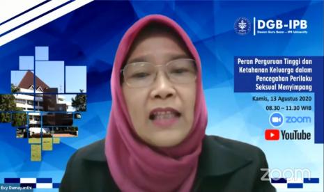 Prof Dr Evy Damayanthi, Pelaksana Tugas (Plt) Ketua Dewan Guru Besar (DGB) IPB University.