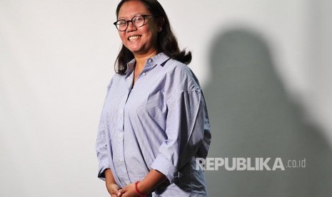 Wartawan Republika Indira Rezkisari