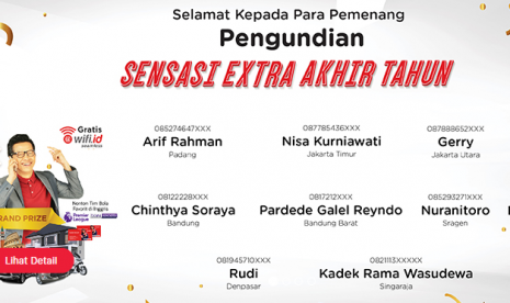 Program IndiHome Paket Sensasi Extra Akhir Tahun.