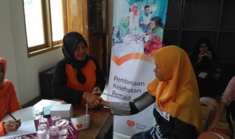 Program kesehatan remaja di Desa Blater, Kecamatan Poncowarno, Kebumen, Jawa Tengah. 