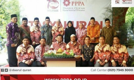 Program Pembibitan Penghapal Alquran (PPPA) Daarul Quran merayakan ulang tahun ke-10, Rabu (29/3/2017).