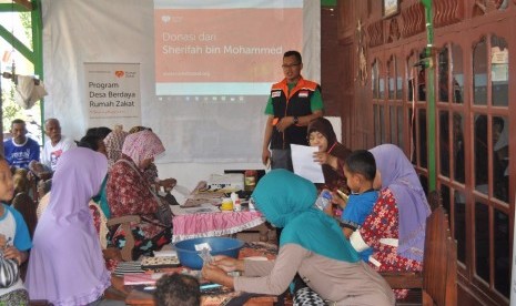 Program Siaga Sehat Rumah Zakat bersama kader pengerak Pembinaan Kesejahteraan Keluarga (PKK) Desa Sempu, Kecamatan Kunduran, Kabupaten Blora, Jawa Tengah.