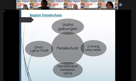 Program Studi Akuntansi (S1), Universitas BSI (Bina Sarana Informatika) memfasilitasinya dengan mengadakan kegiatan jurusan untuk mahasiswa semester 5, berupa Workshop Online & Tes Offline Advanced Accounting,  yang dilakukan secara daring melalui aplikasi zoom meeting, Rabu (24/11). 