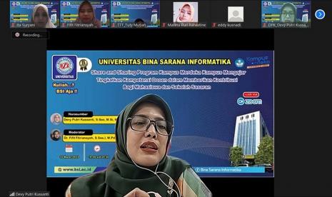 Program studi Hubungan Masyarakat (Humas) Kampus Digital Kreatif  Universitas BSI (Bina Sarana Informatika) sukses menggelar webinar, Jumat, (10/3/2023) pukul 19.30-20.30 secara daring melalui aplikasi zoom meeting. 