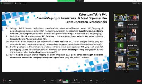 Program Studi (Prodi) Hubungan Masyarakat Universitas BSI (Bina Sarana Informatika), menggelar Sosialisasi PKL bagi mahasiswa dan dosen Penasehat Akademik. Kegiatan sosialisasi ini berlangsung, pada Jumat (15/7/2022).