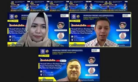 Program studi (prodi) Rekayasa Perangkat Lunak (RPL) Universitas BSI (Bina Sarana Informatika) menggelar webinar dengan tema Menjadi Software Developer Andal dengan Pemanfaatan Teknologi Big Data dan Cloud Computing, Kamis (23/12). Acara ini menghadirkan Agus Budi Raharjo, selaku Co-Founder Profio Teknova Indonesia.