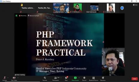  Program Studi (prodi) Sistem Informasi Akuntansi (SIA), Fakultas Teknik dan Informatika (FTI), Universitas BSI (Bina Sarana Informatika) mengadakan webinar pemrograman yang bertajuk ‘Membangun dan Mengembangkan Potensi Diri Menjadi Programmer yang Ideal’. Kegiatan tersebut digelar secara daring lewat zoom, pada Selasa (29/6), pukul 13.00 – 16.00 WIB. 