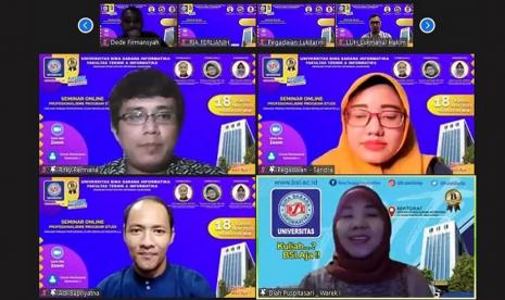 Program Studi (prodi) Sistem Informasi Akuntansi (SIA), Universitas BSI (Bina Sarana Informatika) sukses mengadakan Webinar Profesionalisme dengan tema yang bertajuk Menjadi Pribadi Profesionalis di Era Industri 4.0.