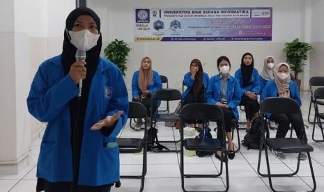  Program studi (prodi) Sistem Informasi Akuntansi (SIA) Universitas BSI (Bina Sarana Informatika) Kampus Bogor sukses melaksanakan kegiatan seminar pengembangan karier dengan tema “Persiapan Menjadi Sumber Daya Manusia Unggul di Era Society 5.0 pada Perusahaan BUMN”.