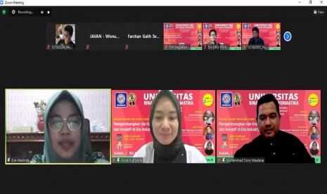 Program Studi (prodi) Sistem Informasi (SI) Universitas BSI (Bina Sarana Informatika) kampus Pontianak sukses menggelar Webinar Berpikir Kreatif dan Kritis Untuk Berinovasi, Jumat (25/6). 