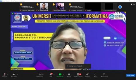 Program Studi (Prodi) Teknologi Informasi, Universitas BSI (Bina Sarana Informatika) menggelar sosialisasi PKL untuk mahasiswa semester 6.