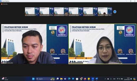 Program Studi Sistem Informasi Akuntansi (SIA) Universitas BSI (Bina Sarana Informatika) kampus Sukabumi menggelar pelatihan intensif tentang metode pengembangan perangkat lunak terkini.