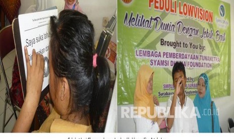 Program TABL (Tebar Alat Bantu Low vision) membawa SDF ke Surabaya & bersinergi dengan SLB (sekolah Luar Biasa) disana.