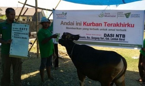 program tebar hewan kurban (thk) dompet dhuafa menembus hingga lombok barat, nusa tenggara barat