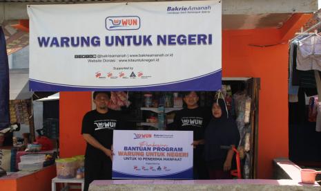 Program Warung untuk Negeri telah menyalurkan modal kepada 10 penerima manfaat di Bekasi.