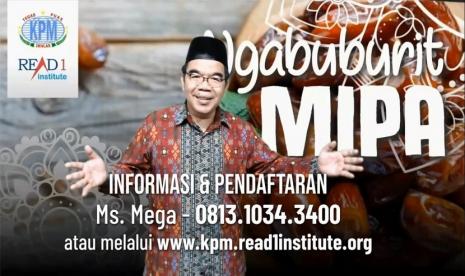 Program yang digagas Presiden Direktur KPM, Ridwan Hasan Saputra (RHS) ini mengajak para pelajar agar bisa belajar Matematika dan IPA dengan cara yang menyenangkan, karena di dalamnya telah tersaji materi eksperimen IPA dan eksplorasi Matematika. Ngabuburit MIPA sudah berlangsung sejak awal bulan Ramadan 1441 H, Jumat (24/4)