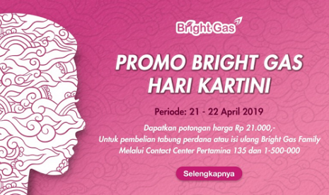 Promo Bright Gas Pertamina sambut Hari Kartini.