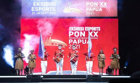 Prosesi penutupan Eksibisi Esports PON Papua XX.