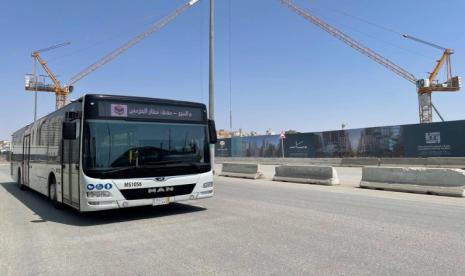 Proyek Bus Makkah di Arab Saudi. Proyek Bus Makkah Masuk Uji Coba Gratis Fase Dua