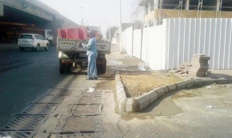 Proyek pembangunan di Makkah.