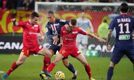 PSG menang atas Le Mans 4-1 pada laga perempatfinal Piala Liga Prancis.