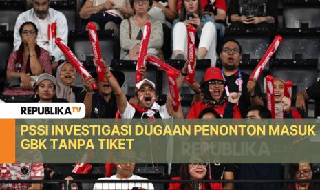 PSSI menemukan adanya penonton yang diduga masuk stadion Gelora Bung Karno tanpa tiket, saat pertandingan Kualifikasi Piala Dunia antara Indonesia vs Australia, Selasa (10/9).