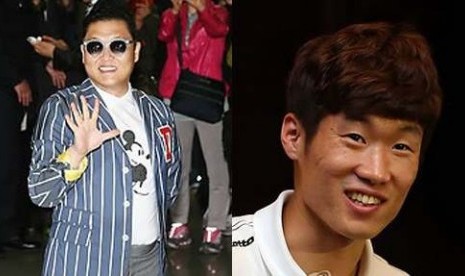 Psy dan Park Ji Sung