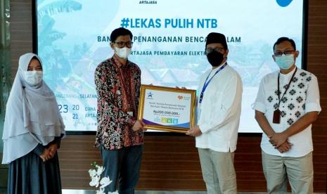 PT Artajasa Pembayaran Elektronik (Artajasa) menyalurkan bantuan penanganan bencana siklon tropis seroja di Provinsi NTB melalui Rumah Zakat senilai Rp200juta. 