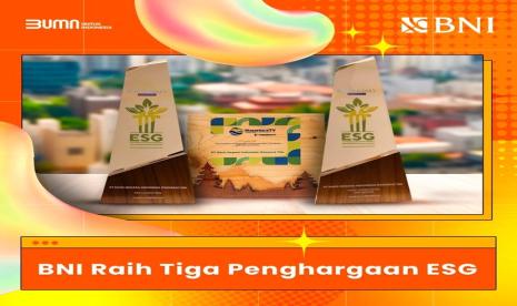 PT Bank Negara Indonesia (Persero) Tbk atau BNI berhasil meraih dua penghargaan implementasi ESG sebagai bentuk konsistensi atas kepedulian terhadap lingkungan, sosial, dan tata kelola. BNI berhasil menyabet dua kategori yaitu Most Appreciated ESG Report dan ESG Lowest Risk pada ajang ESG Appreciation Night dari B Universe.