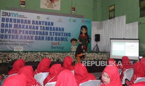 PT Bank Negara Indonesia (Persero) Tbk atau BNI memberikan makan siang gratis selama dua bulan bagi 47 anak stunting dan bantuan sembako bagi ibu hamil kekurangan energi kronis (KEK) di Tasikmalaya,Jawa Barat.