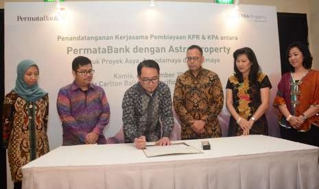 PT Bank Permata Tbk (PermataBank) menjalin sinergi dengan PT Astra Land Indonesia melalui pembiayaan kredit kepemilikan properti baik dalam bentuk rumah (KPR) maupun apartemen (KPA).