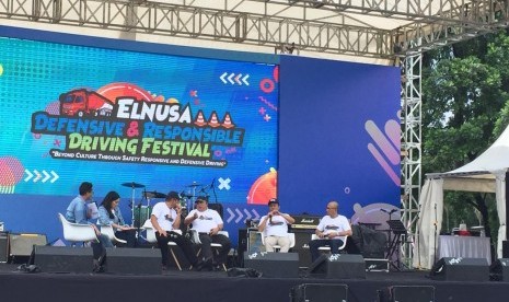 PT Elnusa Petrofin (EPN) menggelar Elnusa Defensive and Resposible Driving Festival atau EDRD Festival di Sirkuit Sentul, Bogor, Jawa Barat pada Sabtu (22/2).