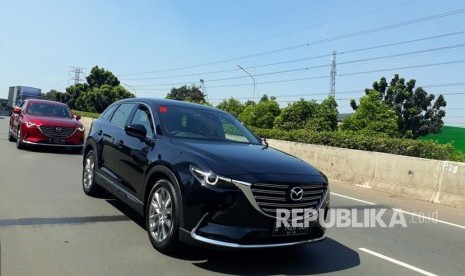 PT Eurokars Motor Indonesia mengajak media untuk merasakan langsung All-New Mazda CX-9, di Jakarta, Kamis (15/3).