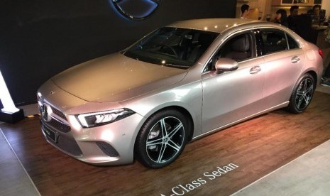 PT Mercedes-Benz Distribution Indonesia meluncurkan New A-Class Sedan di Jakarta pada Kamis (24/10).