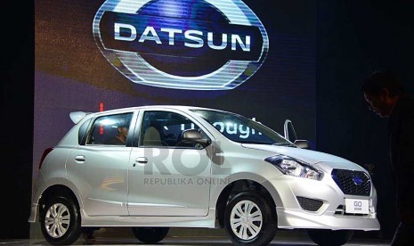 PT Nissan Motor Indonesia mengumumkan varian ke-2 LCGC New Datsun Panca GO di Jakarta, Rabu (20/8). Sedan hatchback ini dipasarkan pada kisaran Rp 96-101juta. 