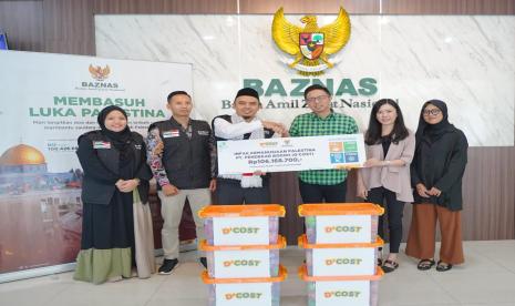 PT Pendekar Bodoh (DCost) menyalurkan infak kemanusiaan untuk Palestina Rp106.168.700 melalui Badan Amil Zakat Nasional (Baznas) RI.