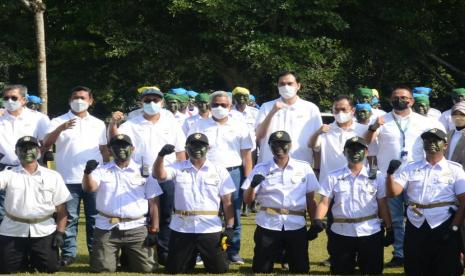 PT Perkebunan Nusantara Group menggelar Apel Siaga Planters Nusantara di Pusat Pendidikan dan Pelatihan Sei Karang, Sumatera Utara.