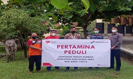 PT Pertamina Gas (Pertagas) bersama Rumah Zakat Pekanbaru memberikan bantuan seekor sapi kurban untuk disembelih saat hari Raya Idul Adha. Rencananya daging kurban akan distribusikan di beberapa wilayah di Kabupaten Kampar yang tidak dapat berkurban pada tahun ini, dikarenakan beberapa kendala, salah satunya yakni kendala Covid-19.