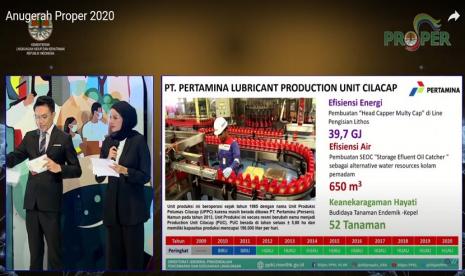 PT Pertamina Lubricants, anak usaha PT Pertamina (Persero) yang bergerak dibidang pelumas, melalui dua pabrik pelumasnya, Production Unit Cilacap (PUC) dan Production Unit Gresik (PUG) kembali mempertahankan prestasi dalam bidang lingkungan hidup dan tanggung jawab sosial dengan meraih penghargaan Predikat Hijau dalam program Penilaian Peringkat Kinerja Perusahaan dalam Pengelolaan Lingkungan (PROPER) yang diselenggarakan oleh Kementerian Lingkungan Hidup dan Kehutanan (KLHK), Senin (14/12).