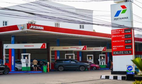 Ilustrasi layanan pertamina.