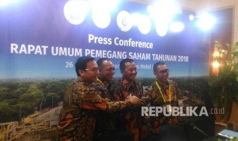 PT. Perusahaan Gas Negara (PGN) melakukan Rapat Umum Pemegang Saham (RUPS) Tahunan tahun buku 2017 di Hotel Fourseason, Kamis (26/4). 