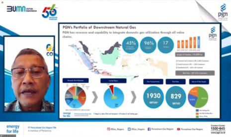 PT Perusahaan Gas Negara Tbk (PGN) melakukan berbagai upaya memaksimalkan peran sebagai Subholding Gas dan mampu menjaga kehandalan dan keberlanjutan energi gas bumi. Khususnya di era normal saat ini, setelah melewati masa krisis tahun 2020 lalu akibat dampak pandemi Covid-19 dan transisi menuju renewable energy.