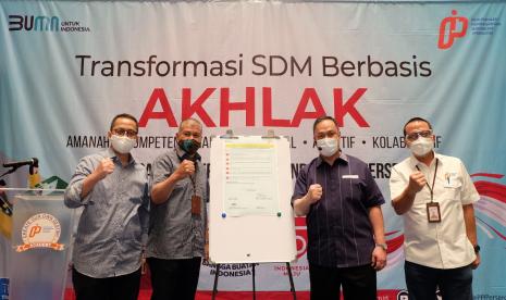 PT Perusahaan Perdagangan Indonesia (Persero) atau PPI implementasi transformasi SDM berbasis Akhlak di Jakarta, Senin (24/8).