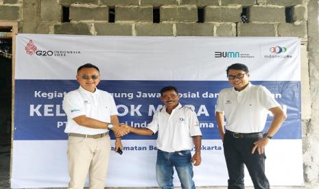 PT Reasuransi Indonesia Utama (Persero) atau Indonesia Re melakukan kunjungan ke mitra binaan dalam program Tanggung Jawab Sosial dan Perusahaan (TJSL) di Kelompok Petani Ikan (KPI) Tirta Mas, Ledok Peri, Tanjungtirto, Berbah, Sleman, Daerah Istimewa Yogyakarta, Jumat.