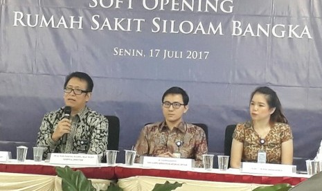 PT.Silaom International Hospitals Tbk. (Siloam) meresmikan pembukaan Rumah Sakit Siloam Bangka, Provonsi Bangka Belitung, Senin (17/7). 