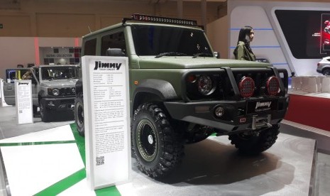 Pt Suzuki Indomobil Sales secara resmi menjual Suzuki Jimny generasi keempat di TanahAir pada ajang Gaikindo Indonesia International Auto show kamis (18/7).