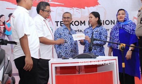 PT Telkom Indonesia (Persero) Tbk (Telkom) melaksanakan pengundian Tahap I untuk Program Promo Indihome (Ilustrasi)