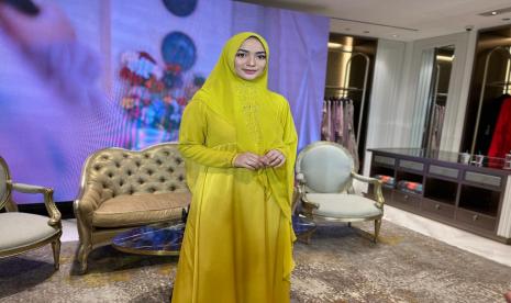 Figur publik Citra Kirana dalam acara A Nice Morning with The New Brand Ambassador di Si.Se.Sa Jakarta Boutique, Jakarta Selatan, Senin (11/7/2022). Citra Kirana mengajak Muslimah untuk tidak takut berhijab. 