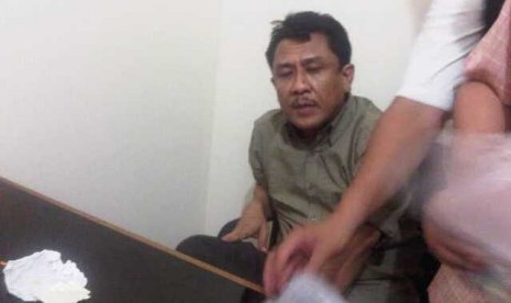 Puji Wijayanto, hakim yang tertangkap tangan pesta narkoba di sebuah tempat karaoke.