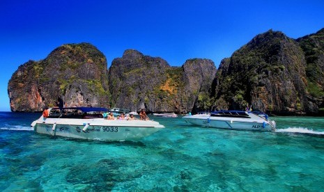 Pula Koh Phi Phi di Phuket, Thailand.